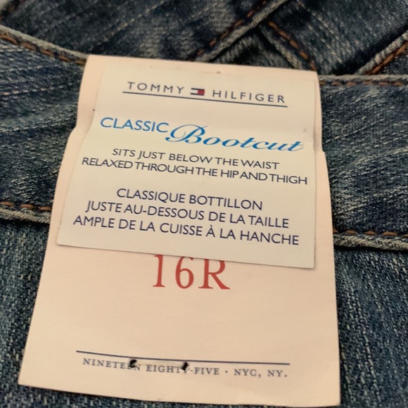 Tommy Hilfiger  Classic Bootcut Jeans 16R - Picture 6 of 6